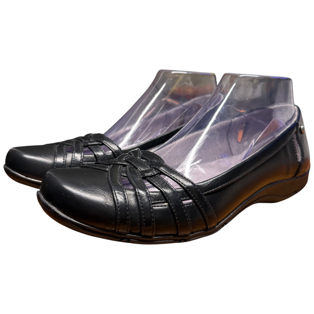 LIFESTRIDE Diverse Women's 9N Shoes Black Ballet Flat Comfort Casual 901643